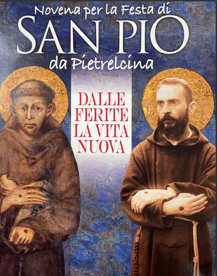 Programma liturgico per la festa, la veglia e la novena per san Pio