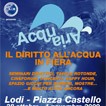 Diritto all’acqua: a Lodi la fiera “ACQUARIA” promossa da Mlfm