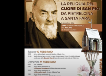 Il cuore di Padre Pio a Santa Fara