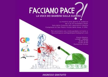 COMUNITÀ DI SANT’EGIDIO: A PARMA UNA MOSTRA SULLA GUERRA ATTRAVERSO LE TESTIMONIANZE DEI BAMBINI