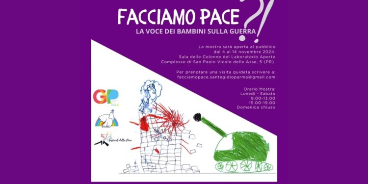 COMUNITÀ DI SANT’EGIDIO: A PARMA UNA MOSTRA SULLA GUERRA ATTRAVERSO LE TESTIMONIANZE DEI BAMBINI
