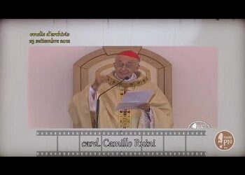 Addio al cardinale Camillo Ruini: nel 2012 a San Giovanni Rotondo indicò in Padre Pio «una grande via di accesso a Gesù»