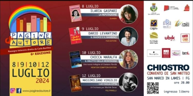 Al via la 6a edizione di Pagine d’Autore