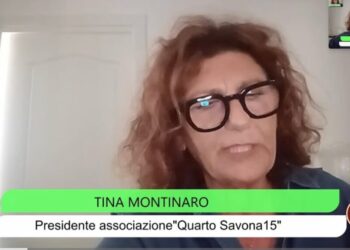 Tina Montinaro ed il testimone di Antonio